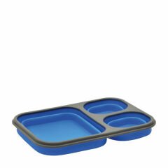 Nurgaz Silikon Katlanabilir Üç Gözlü Yemek Seti