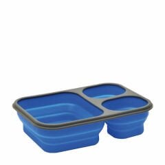 Nurgaz Silikon Katlanabilir Üç Gözlü Yemek Seti