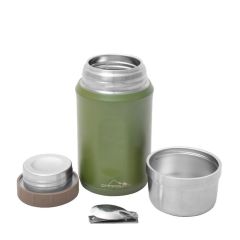 Campout Çift Katmanlı Yemek Termosu 600ml - Yeşil