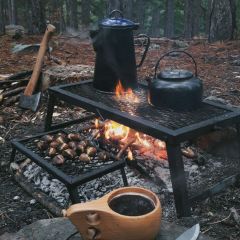 Nurgaz Ateş Üstü Izgara Küçük Mangal
