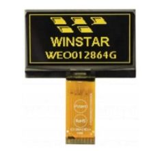WEO012864GLPP3N00000 - 	OLED COG 128X64 YELLOW 2.4''