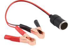 Çakmak Dişi Soket Klip Kablosu, Araç Çakmak Dişi Soket Adaptörü Pil Timsah Klip Kelepçe Kablosu