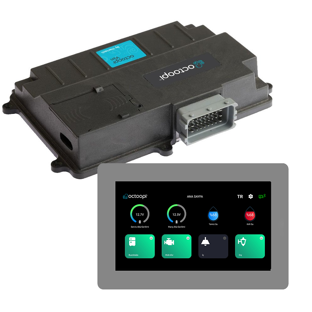 Octoopi Van Akıllı Karavan Kontrol Sistemi - B7001BL-DIM