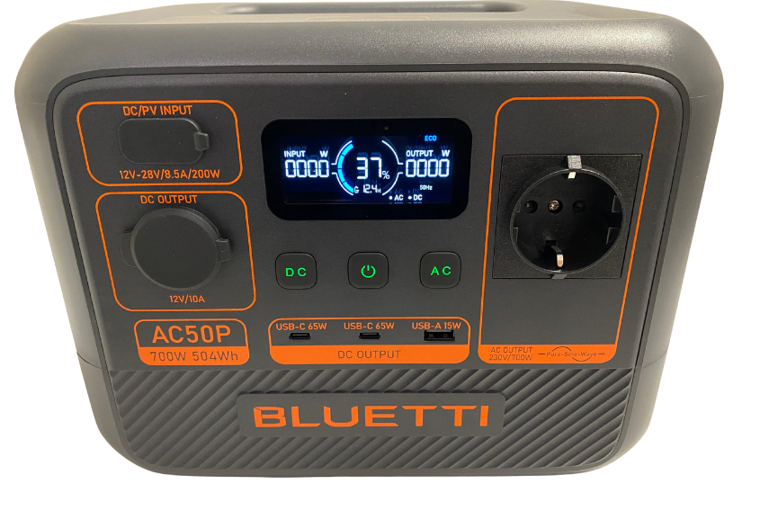 Bluetti AC50P Taşınabilir Güç Kaynağı │ 504Wh Kapasite - 700W İnverter Çıkışı