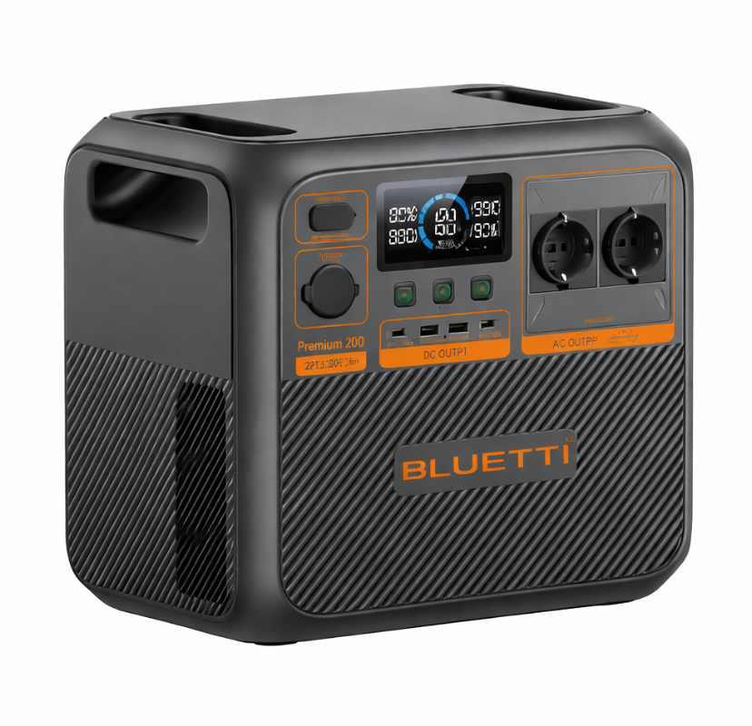 Bluetti Premium 200 V2 Taşınabilir Güç İstasyonu – 2700W / 2073.6Wh LiFePO₄