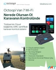 OCTOOPİ VAN 7 Wi-Fi Akıllı Karavan Otomasyon Sistemi